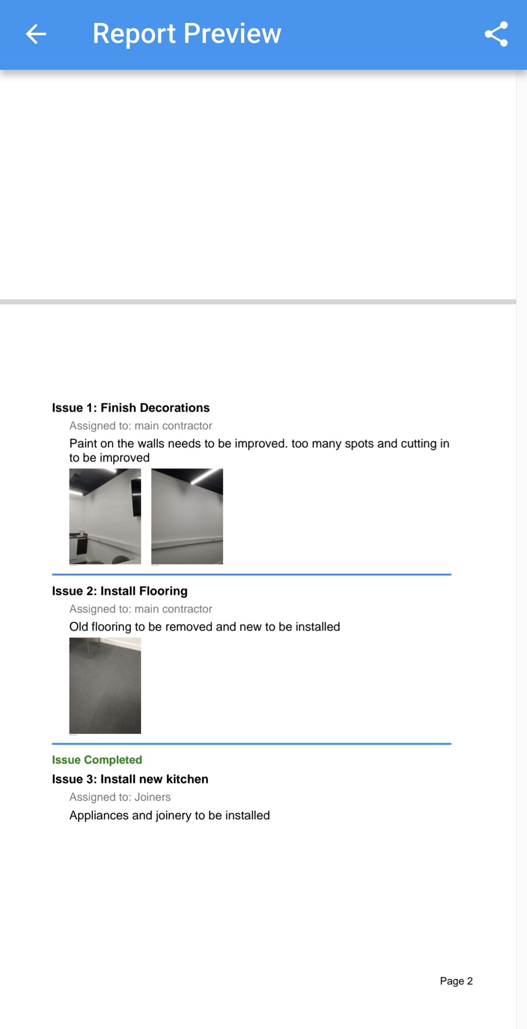 Final sign-off screen